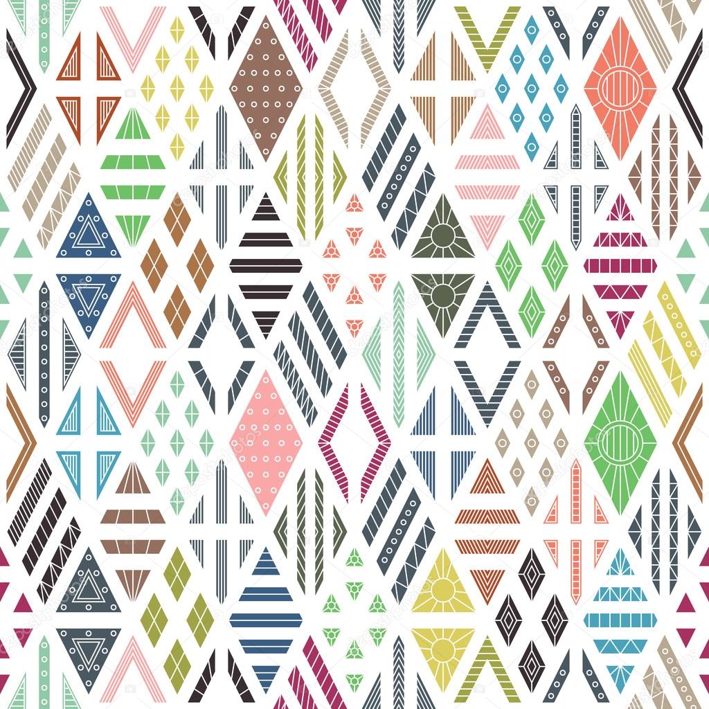 Rhombuses seamless pattern