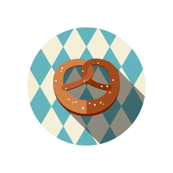 Icono de pretzel — Vector de stock