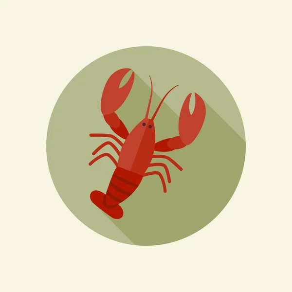 Ícone de lagosta —  Vetores de Stock