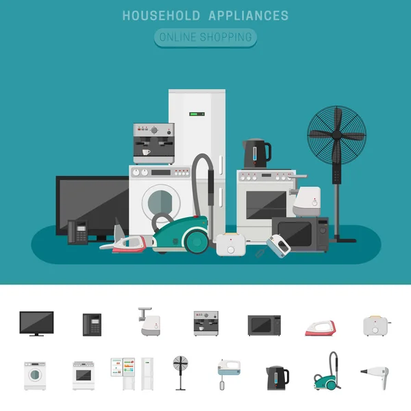 Household appliance — Stock Vector