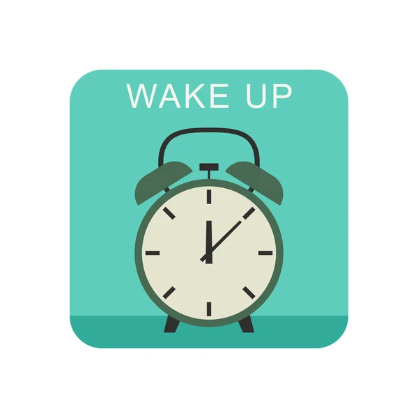 Wakker worden pictogram. — Stockvector