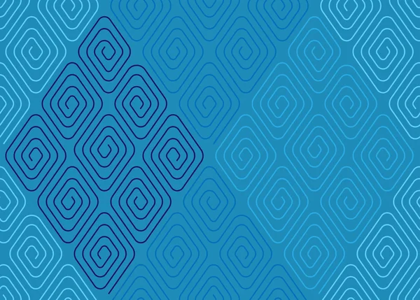Patrón espiral azul — Vector de stock