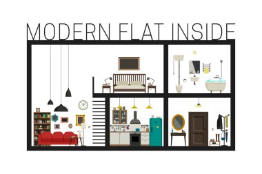 Kesim de modern daire.