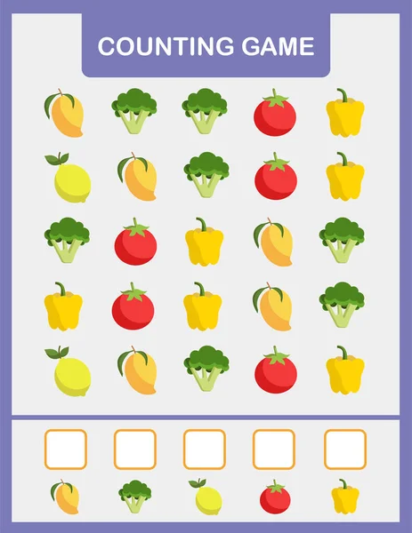 Math Worksheet Practice Print Page — 스톡 벡터