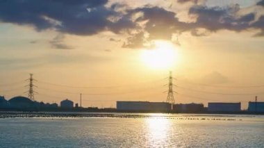 Zaman Hızı Petrol Tanklarının 4K Çözünürlük Filmi Sanayi ve İş İçin Enerji Depolama Çiftliği
