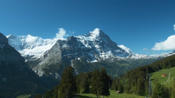Çözünürlüklü Zaman Hızı Grindelwald Manzara Gezisi Sviçre Bahar Zamanı Video Klip