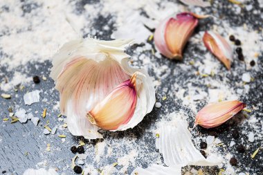 Sarımsak biber arka plan