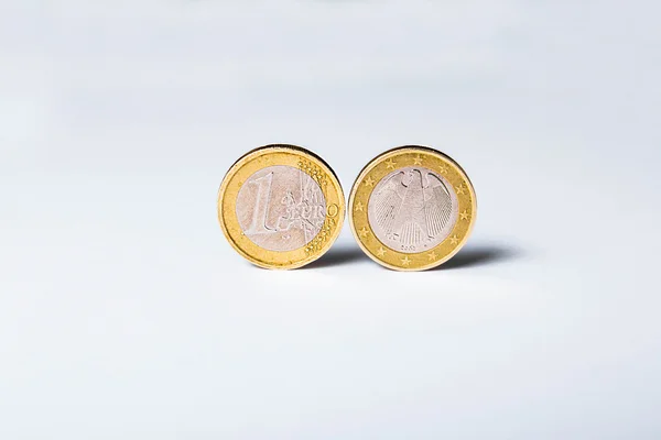Euro money coins — Stock Photo, Image