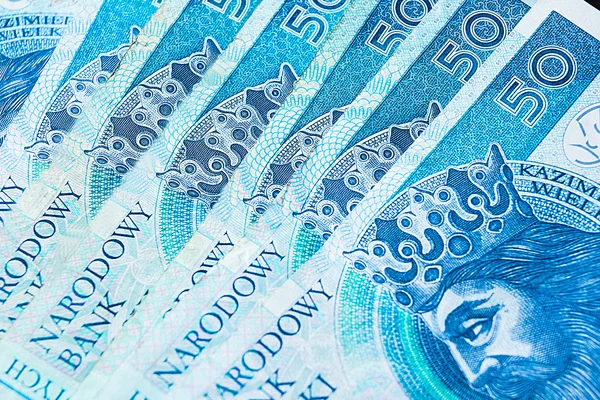 Polnische Geldscheine — Stockfoto