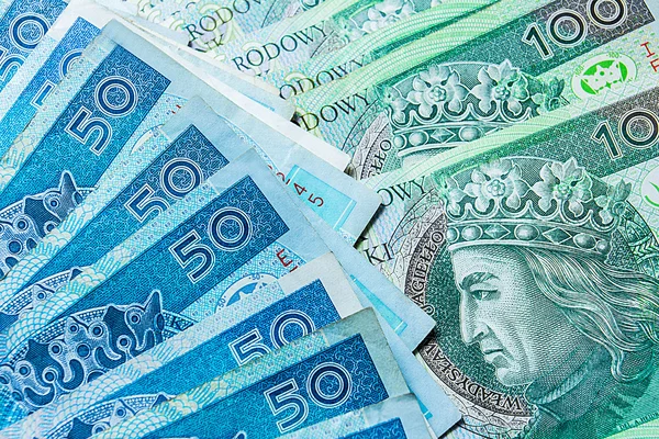 Polnische Geldscheine — Stockfoto