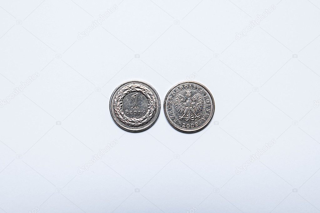Polish money coins European money