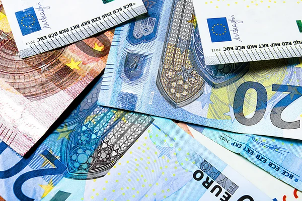 Hintergrund europäisches Geld — Stockfoto