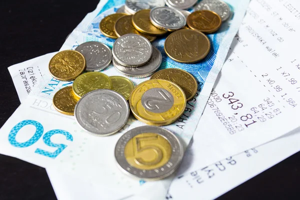 Польська natseonalnye гроші — стокове фото