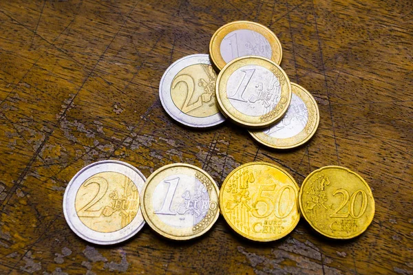 Para euro coins — Stok fotoğraf