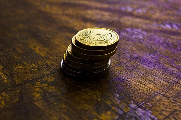 Money euro coins — Stock Photo, Image