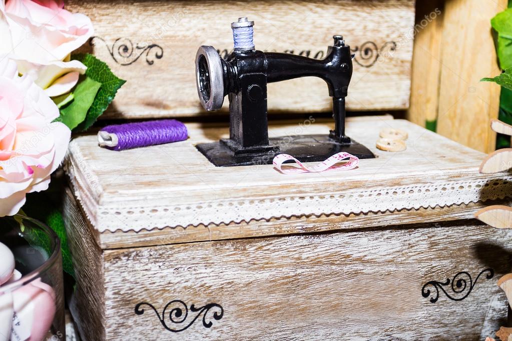 Sewing machine with many