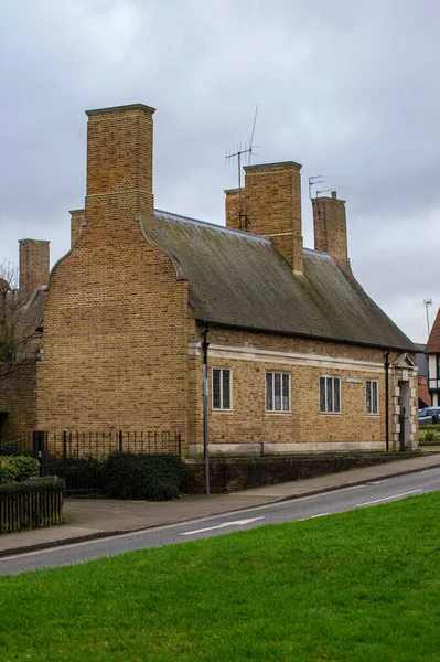 Een Prachtig Oud Huis Bij Rayne Een Bewolkte Dag — Stockfoto