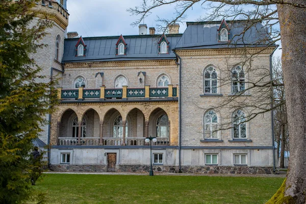 Laitse Kasteel Dat Lijkt Een Middeleeuwse Ridders Kasteel Laitse Estland — Stockfoto