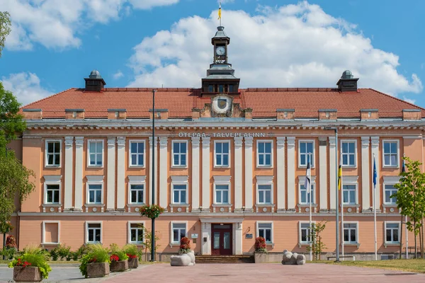 Otepaa Town Hall Sunny Summer Day Estonia — Stock Photo, Image