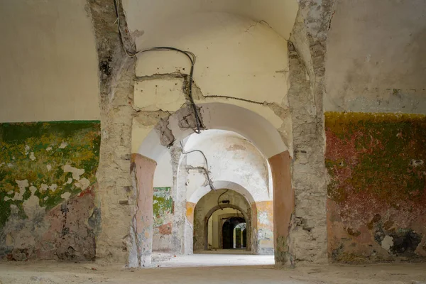 stock image Interior of the abandoned Patarei prison (Patarei Vangla). Tallinn, Estonia. 