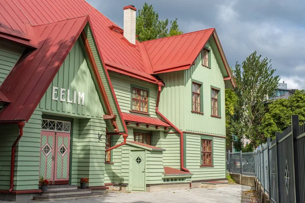 Eglise Eelim Dans Centre Ville Tallinn Par Une Journée Ensoleillée — Photo