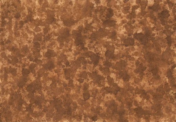 Dark brown splash watercolor background — Zdjęcie stockowe