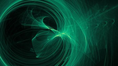 Modern Fraktal Arkaplan 'ın soyut 3B İllüstrasyonu