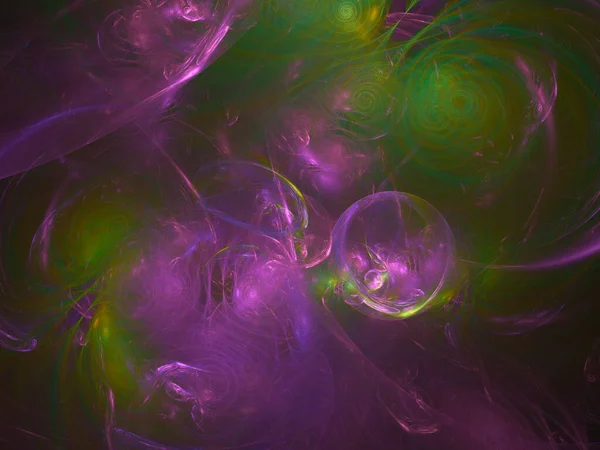 Modern Fraktal Arkaplan 'ın soyut 3B İllüstrasyonu