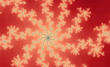 Mandala Kaleydoskop Soyut İllüstrasyon