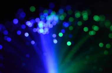 Modern Işık Bokeh Arkaplanının Soyut Resimleri