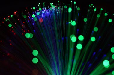 Modern Işık Bokeh Arkaplanının Soyut Resimleri