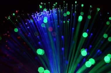 Modern Işık Bokeh Arkaplanının Soyut Resimleri