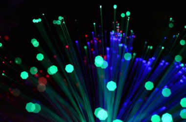 Modern Işık Bokeh Arkaplanının Soyut Resimleri