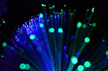 Modern Işık Bokeh Arkaplanının Soyut Resimleri