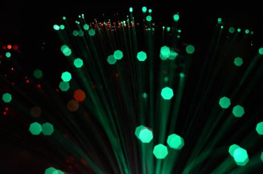 Modern Işık Bokeh Arkaplanının Soyut Resimleri