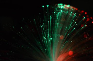 Modern Işık Bokeh Arkaplanının Soyut Resimleri