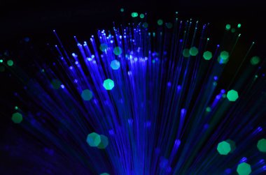 Modern Işık Bokeh Arkaplanının Soyut Resimleri