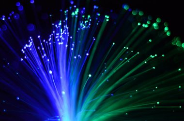 Modern Işık Bokeh Arkaplanının Soyut Resimleri