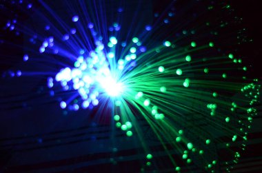 Modern Işık Bokeh Arkaplanının Soyut Resimleri