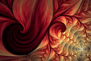 Modern Fraktal Arkaplan 'ın Soyut Resimleri