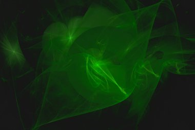 Modern Fraktal Arkaplan 'ın soyut 3B İllüstrasyonu