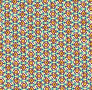 Soyut Renkli Kusursuz Desen