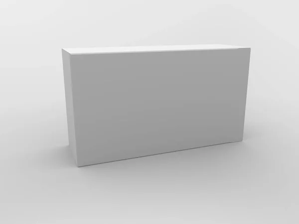 Produktförpackningsmall Rendering — Stockfoto