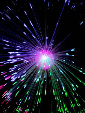 Light Bokeh Yaratıcı Modern Arkaplan. Bokeh fotoğrafçılığı bir mercek ve merceğin odak noktalarından yansıma şekli tarafından üretilir..