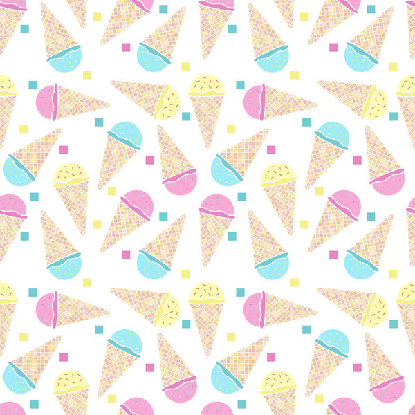 бесшовный рисунок мороженого
