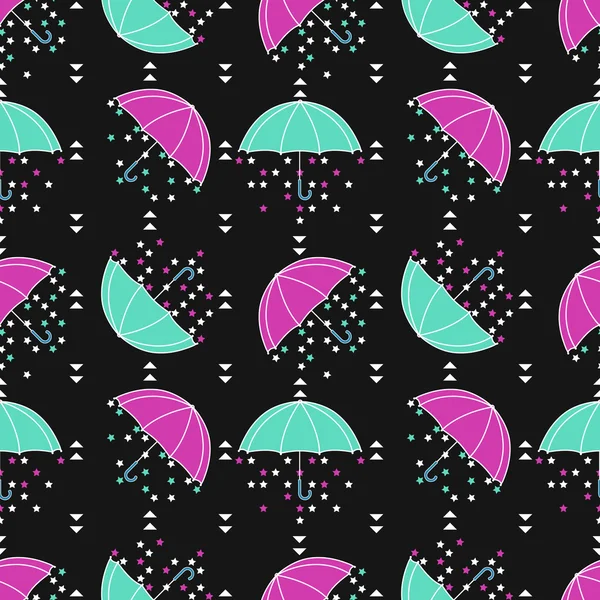 Бесшовный зонт — стоковый вектор