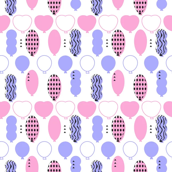 Beautiful balloon pattern — 스톡 벡터