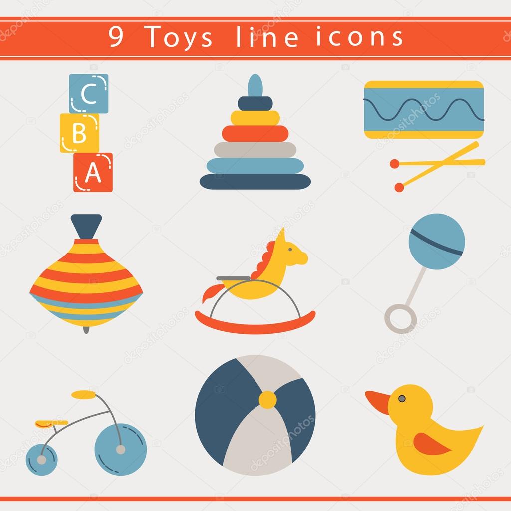 Baby toys icon