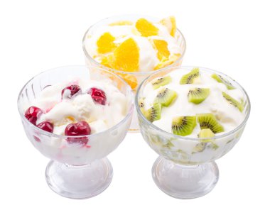 Kivi portakal kiraz dondurma 