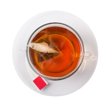 Bir çanta bir piramit çay bir